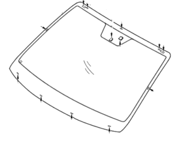 Hyundai Accent Windshield - 86110-J0020