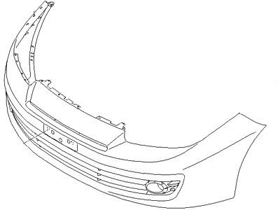 Hyundai 86510-2C000 Front Bumper Cover Assembly