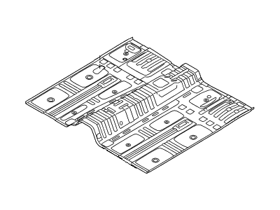 Hyundai 65111-4Z000 Panel-Center Floor