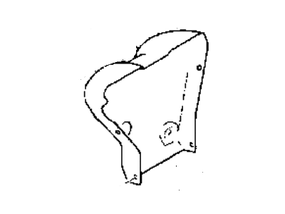 1992 Hyundai Excel Exhaust Heat Shield - 28525-24510