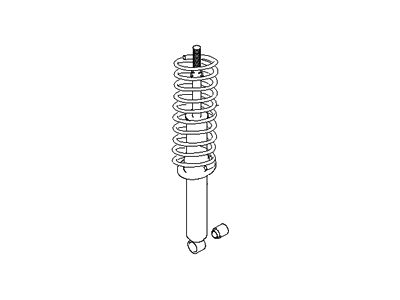 Hyundai 55311-38900 Rear Shock Absorber Assembly,Gas,Right