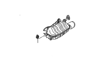 Hyundai Santa Fe Muffler - 28701-2B351-S