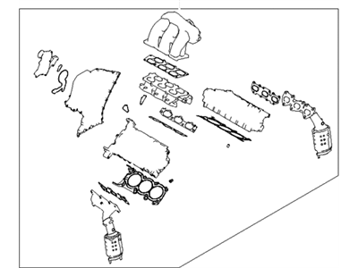 Hyundai 20920-3CE00 Gasket Kit-Engine Overhaul Upper