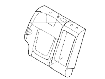 Hyundai 89460-N9530-KWE COVERING-RR SEAT BACK,RH