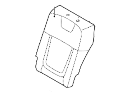 Hyundai 89360-N9510-KWE COVERING-RR SEAT BACK, LH