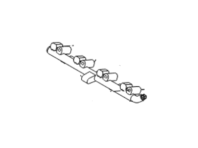 2017 Hyundai Sonata Hybrid Fuel Rail - 35340-2E610