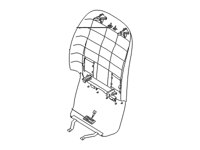 Hyundai 88480-3N000-SH Board Assembly-Front Back(Passenger)