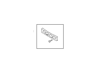 Hyundai 86910-2M300 Mounting Assembly-Licence Plate