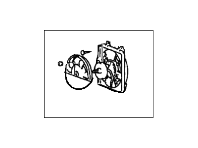 Hyundai 97730-22000 Fan & Motor Assembly-A/C CONDENSER