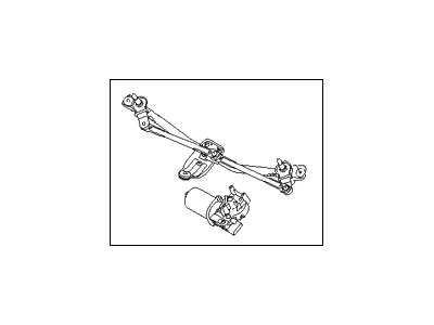 Hyundai 98100-2L000 Windshield Wiper Motor Assembly