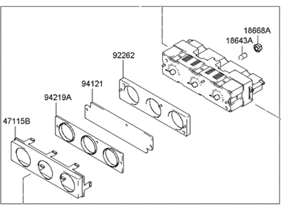 Hyundai 94300-2C250 Unit Assembly-Multi Gauge