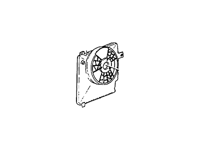 1992 Hyundai Sonata Fan Shroud - 25350-33000