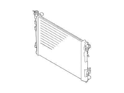 2010 Hyundai Tucson Radiator - 25310-2S550