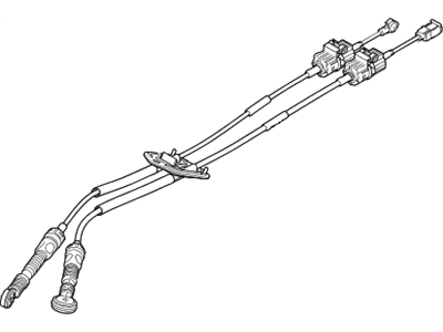 Hyundai 43794-F2200 Manual Transmission Lever Cable Assembly