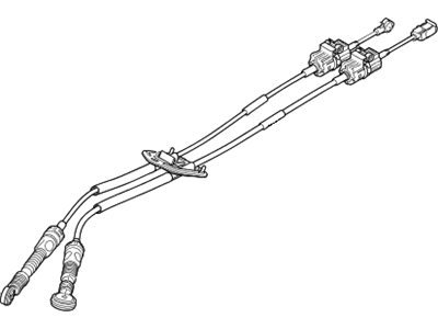 Hyundai 43794-F2400 Manual Transmission Lever Cable Assembly