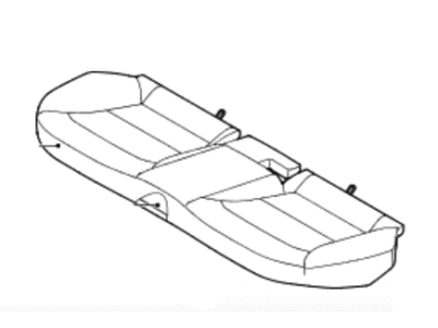 2021 Hyundai Ioniq Seat Cushion - 89150-G7200