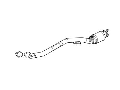 2018 Hyundai Genesis G80 Exhaust Pipe - 28601-D2520