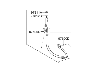 Hyundai 97762-A5100 Hose-Discharge