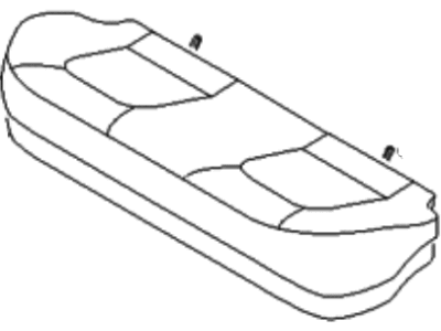 Hyundai Sonata Seat Cushion - 89150-3K700