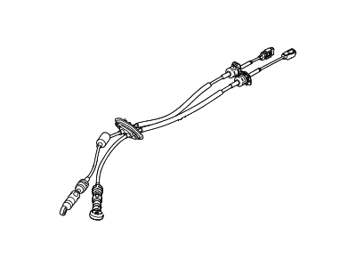 Hyundai 43794-1R100 Manual Transmission Lever Cable Assembly