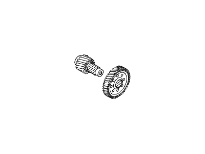 Hyundai 45720-3B231 Gear Kit-Automatic Transaxle Transfer Driven