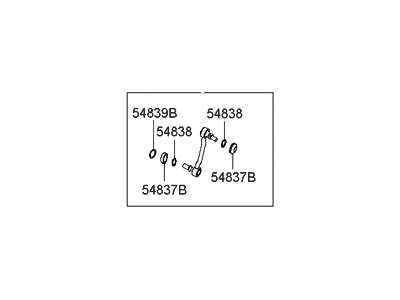 Hyundai 54830-3L000 Link Assembly-Front Stabilizer