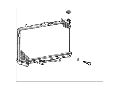 2000 Hyundai Tiburon Radiator - 25310-27000