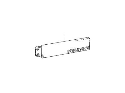 Hyundai 96126-33001 Cover-Radio BLANKING