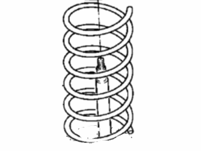 1992 Hyundai Sonata Coil Springs - 54630-33500