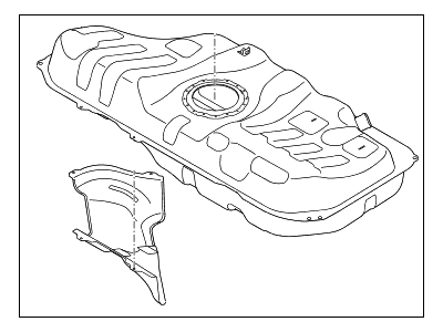 Hyundai Elantra Fuel Tank - 31150-2V500