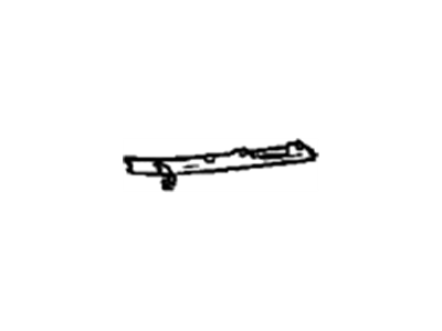 Hyundai 86616-29000 Reinforcement Assembly-Rear Bumper Upper LH