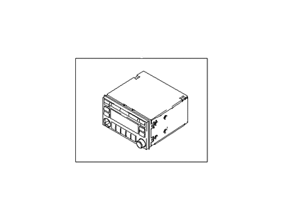 Hyundai 96180-2E600 Radio Assembly-Electronic Tune Radio