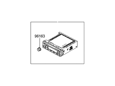 Hyundai 96160-2E110 Head Module-Audio