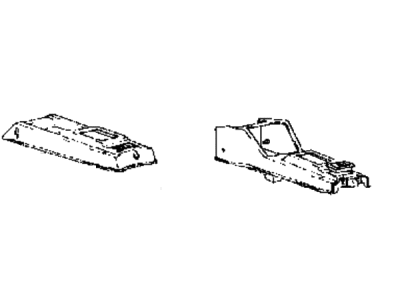 Hyundai Excel Center Console Base - 84611-24001-FD