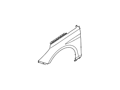 Hyundai 66311-E6000 Panel-Fender,LH