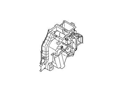 Hyundai 97135-E6000 Case-Heater & Evaporator,RH