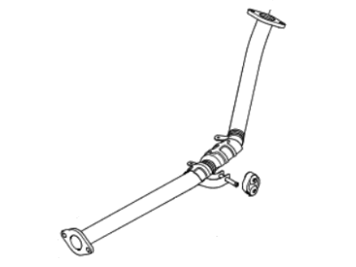 Hyundai Accent Muffler - 28700-1E410