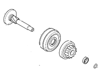 Hyundai Elantra Starter Drive Gear - 36140-2M300
