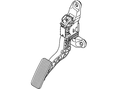 Hyundai 32700-F2100 Pedal Assembly-Accelerator