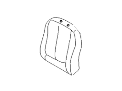 Hyundai 88360-2D100-CGU Front Driver Side Seat Back Covering