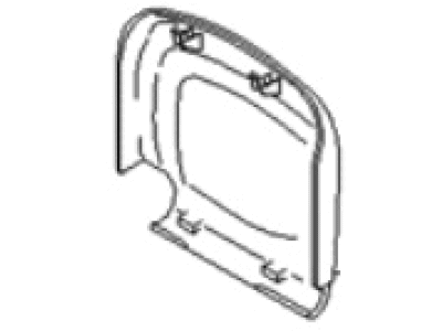 Hyundai 88491-2D101-OH Back Cover Assembly-Front Seat RH