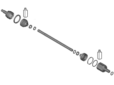 Hyundai Genesis Electrified GV70 Axle Shaft - 49501-DS000
