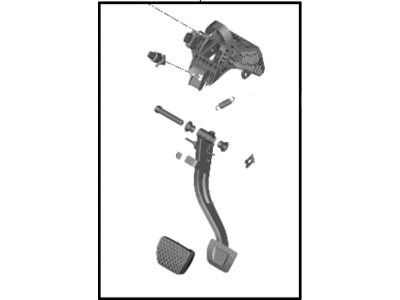 Hyundai Genesis Electrified G80 Brake Pedal - 32800-JI100