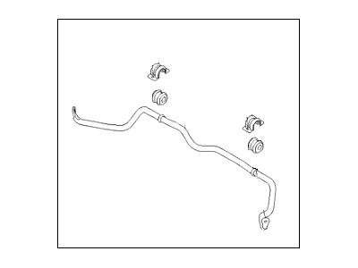 Hyundai 54810-4D000 STABILZIER Bar & BUSHING Assembly