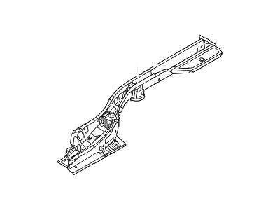 Hyundai 65710-F3000 Member Assembly-Rear Floor Side,LH