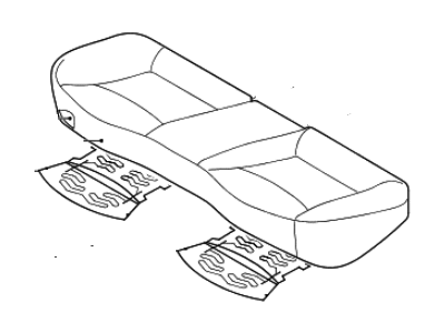 2015 Hyundai Elantra Seat Cushion - 89100-3X110-MSG