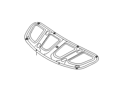 Hyundai 81125-A5000 Pad-Hood Insulating