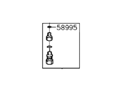 1992 Hyundai Sonata Brake Proportioning Valve - 58993-33000