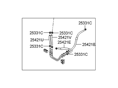 Hyundai 25470-4D900 Tube & Hose Assembly