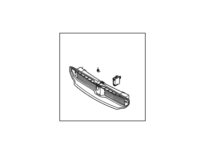 Hyundai 86381-4R000 Flap Assembly-Active Air,Lower